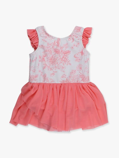 Butterfly Garden Flutter Sleeve Leotard