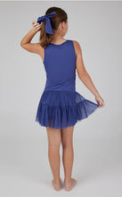 Load image into Gallery viewer, Tank with Ruffle Mesh Skort Set &amp; Scrunchie Bow
