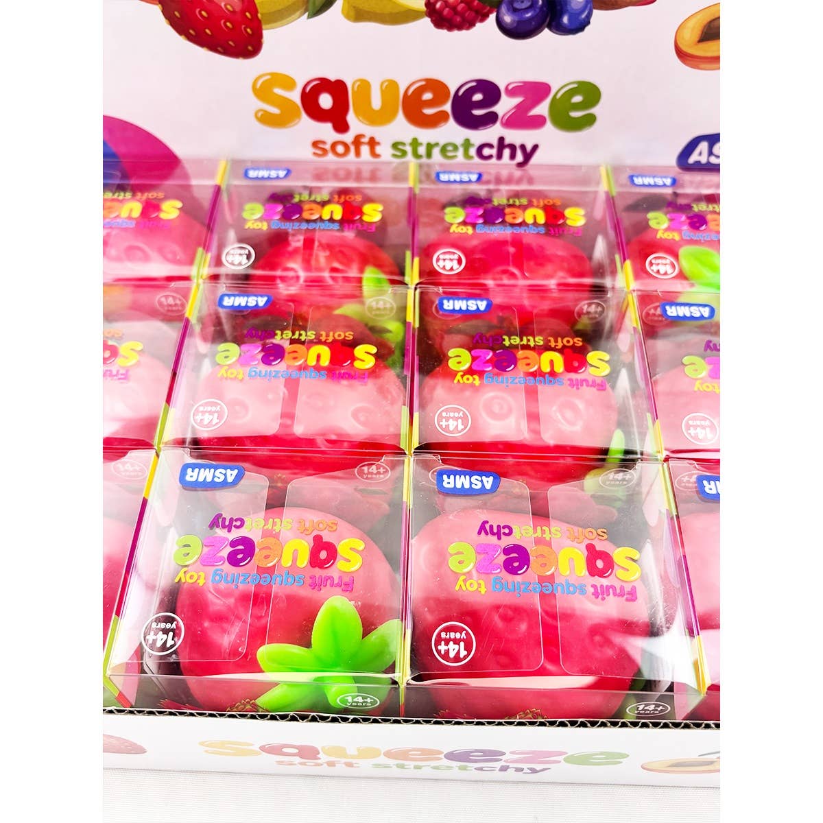 Crunchy Strawberry Squishy Toy
