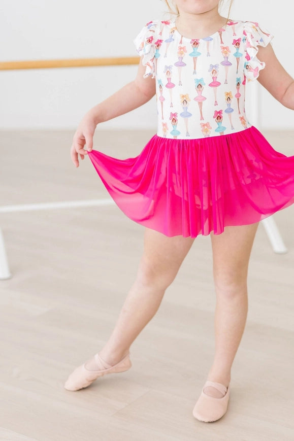 Ballerina Bows Twirl Leotard