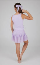 Load image into Gallery viewer, Tank with Ruffle Mesh Skort Set &amp; Scrunchie Bow
