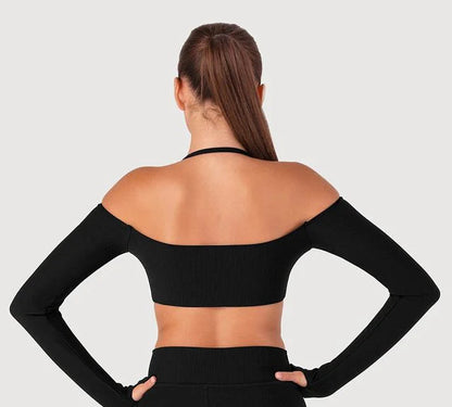 Rib Bolero Top #55774
