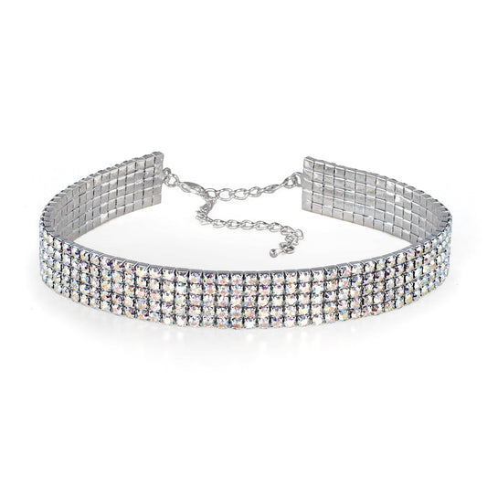 5 Row Flexi-Choker with extender chain