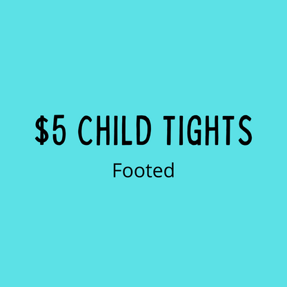 Sale Child Intermediate Black Footed Tights