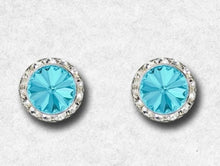 Load image into Gallery viewer, Hypoallergenic Ultra Sparkle Colored Earrings Clear/AB in Separate listing
