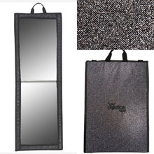 Load image into Gallery viewer, Sparkle Black Full Length Folding Mirror

