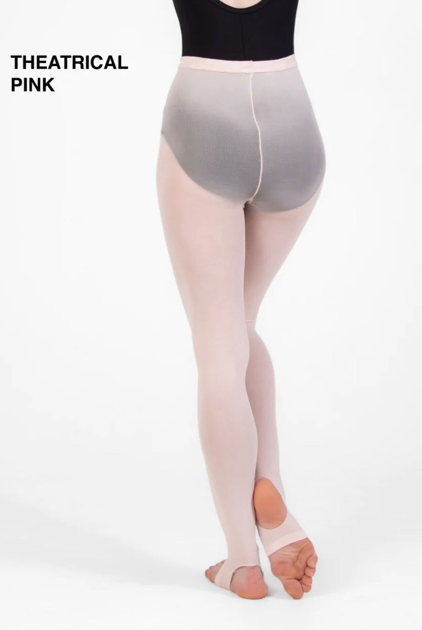 Body Wrappers Total Stretch Seamless Stirrup Tights #C32- A32