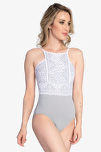 Load image into Gallery viewer, Camisole Leotard with Lace Overlay
